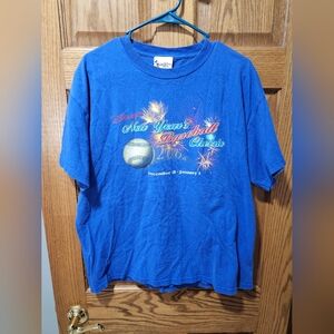 Blue New Year's Baseball Classic T-Shirt